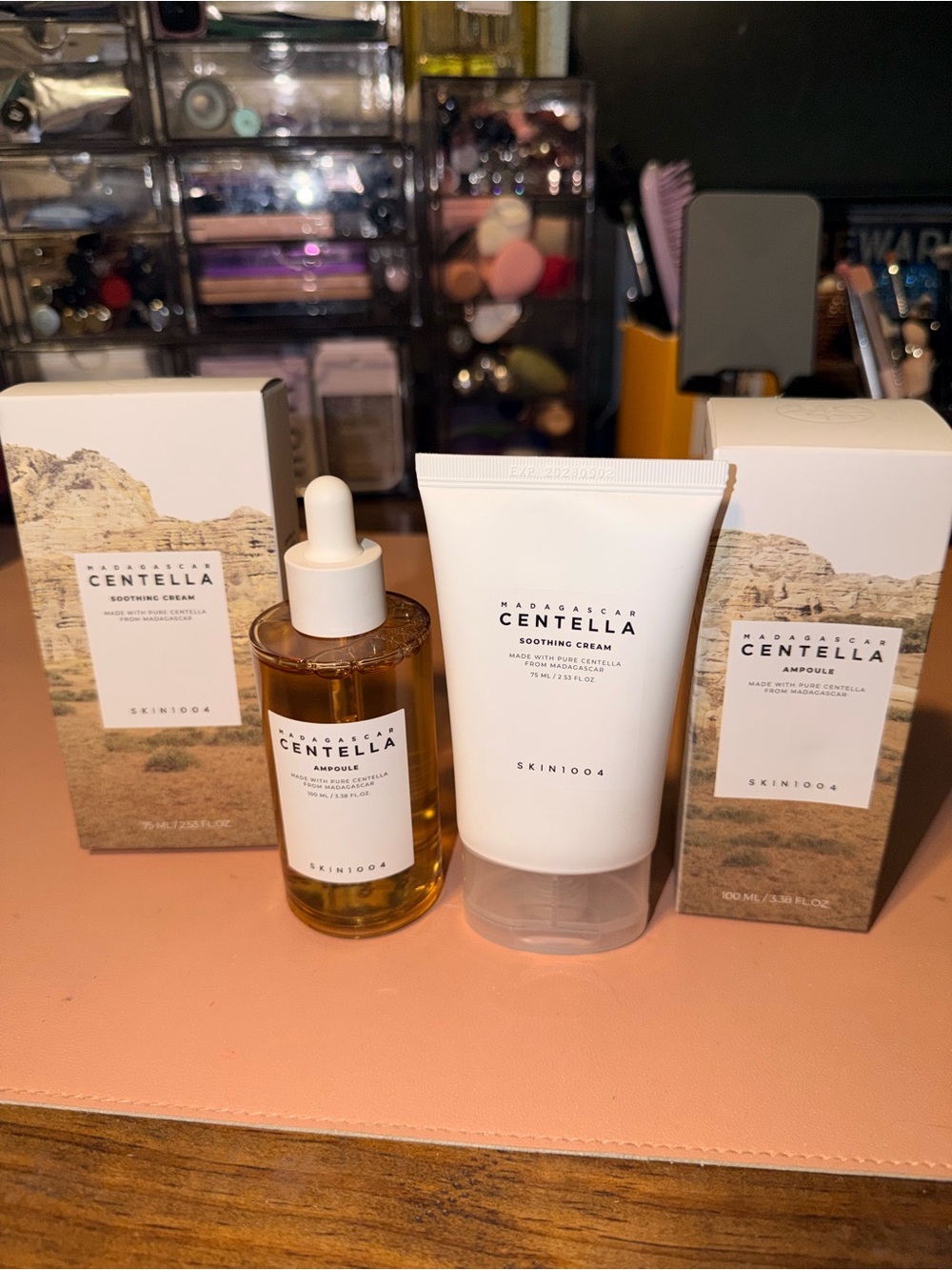 SKIN1004 Madagascar Centella Ampoule & SKIN1004 Soothing Cream